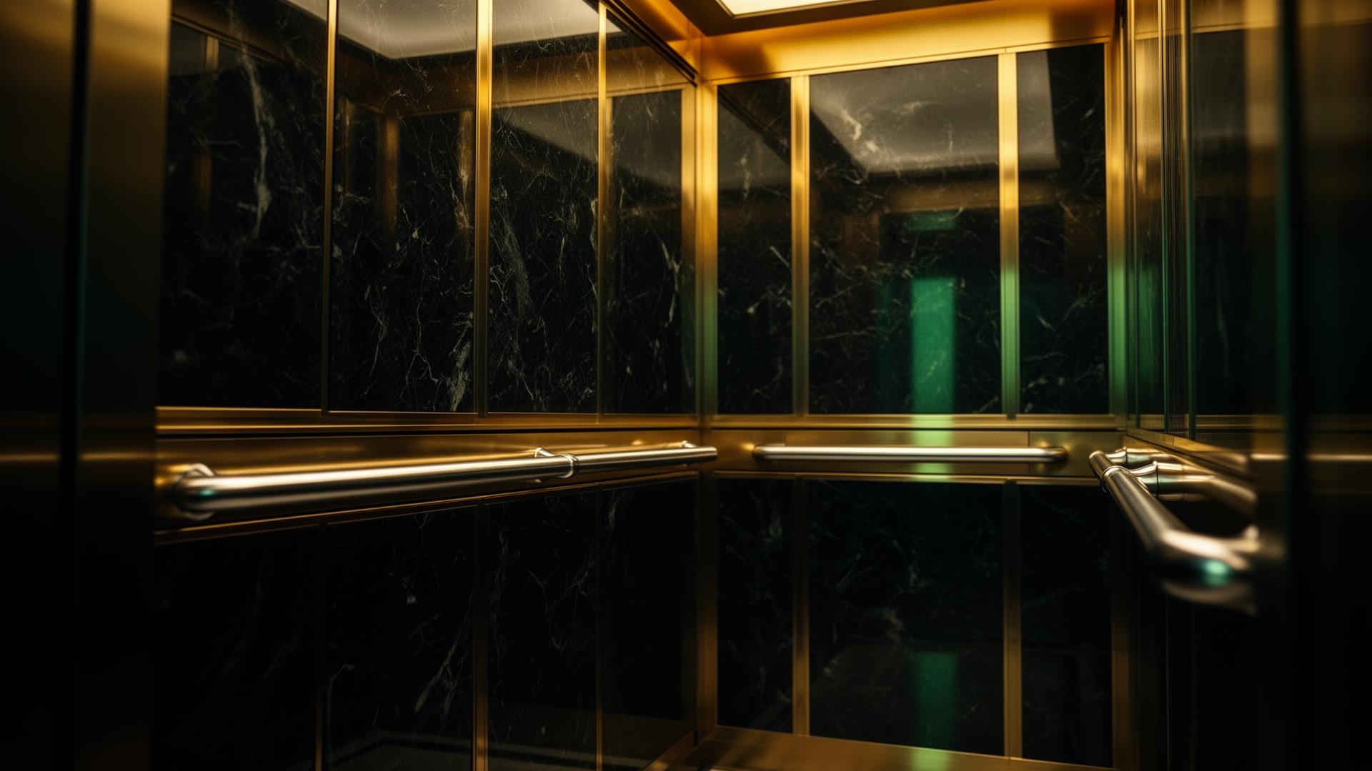 Luxury elevator interior
